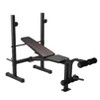 Homdox 8 in 1 600LBS Adjustable Weight Bench Press Set with Squat Rack Leg Extension Leg Curl, Foldable Incline Decline Flat Workout Training Bench - 3 of 4