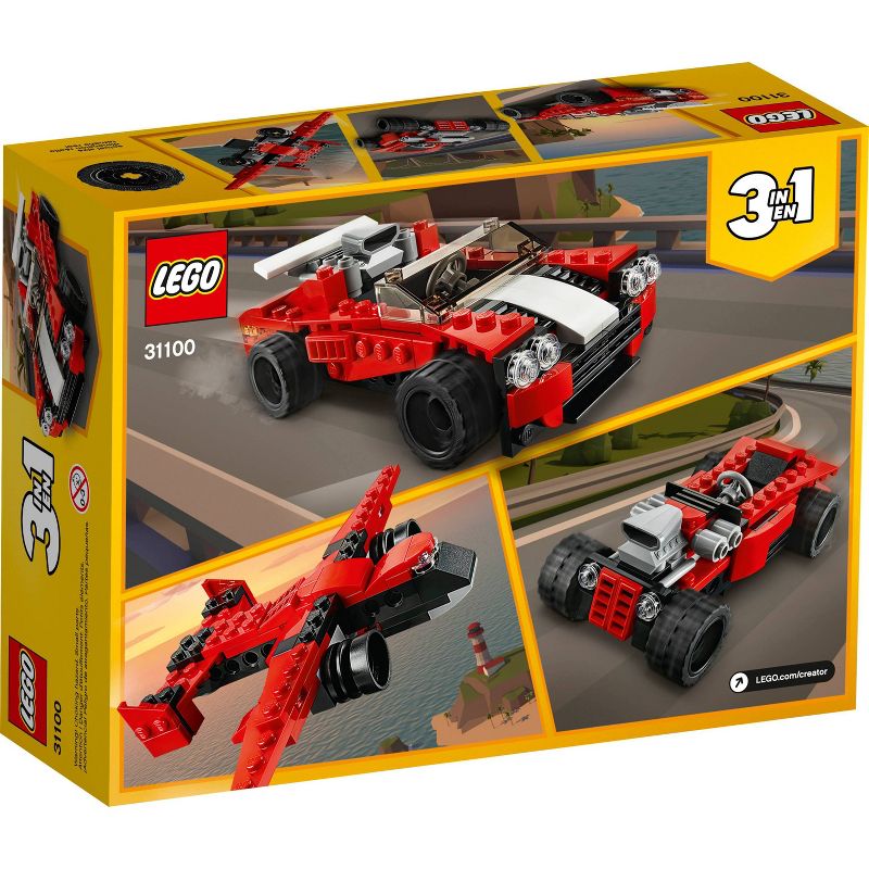 LEGO Creator 3-in-1 Sports Car Building Kit 31100, 6 of 9