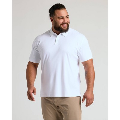 True Classic Men's Short Sleeve Collar Neck Polo Pima Shirt