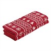 Fair Isle Hand Towel - SKL Home: Cotton Jacquard, Midweight, Machine Washable, for All Ages - 2 of 4