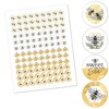 Big Dot of Happiness Little Bumblebee - Bee Baby Shower or Birthday Party Round Candy Sticker Favors - Labels Fits Chocolate Candy (1 sheet of 108) - 2 of 4