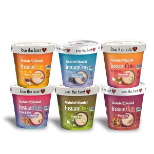Gabriel and Daniel Instant Oatmeal ,Organic Gluten Free NON-GMO, Dairy-Free, Variety Pack Breakfast- pack of 6 - 1 of 4