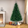 GlasFlength Artificial Trees Premium PVC Full Christmas Tree with Iron Stand Fashion Design for Holiday Decor, Green, 45"*45"*94.49" - 2 of 4
