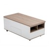 NicBex Modern Rectangle Coffee Table with Lift Top and 3 Storage Drawers for Living Room - 3 of 4