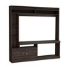 71.1" FSC Certified Manufactured Wood Entertainment Center with 2 Doors and 7 Shelves for TVs up to 65" for Living Room - 2 of 4