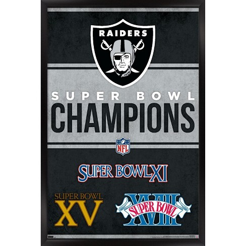 Super Bowl Victories, Las Vegas Raiders