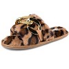 Jessica Simpson Womens Fuzzy Open Toe Slide Slipper - 2 of 4