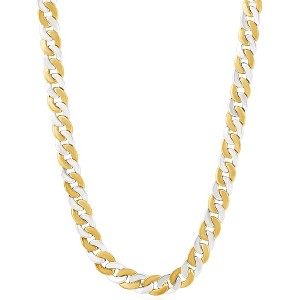 Pompeii3 Mens Cuban 14k Gold (72gram) or Platinum (115gram) 7.5mm Link Chain Necklace 22" - 1 of 4