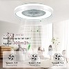 HUMHOLD 24 Inch Smart Ceiling Fan with Lights and Remote/APP Control - 2 of 4