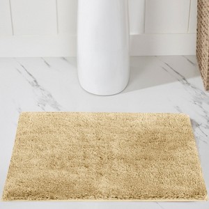 Haven Collection Bathroom Rug 100% Polyester Tufted Bath Mat, Non-Slip TP Rubber Backing, Machine Washable Bath Rug - 1 of 1