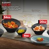 Stock Your Home 54-oz Black Plastic Serving Bowls (4 Pack) - 3 of 3