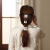 Unique Bargains for Women Ponytail Buckle Hair Clip 3 Pcs - 2 of 4