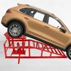 2pcs 11000lbs Hydraulic Car Ramp, Lift Service Ramp Truck Trailer Garage, Height Hydraulic Vehicle Ramp, Car Hydraulic Lift Service Frame 5T 5 Tons - 2 of 4