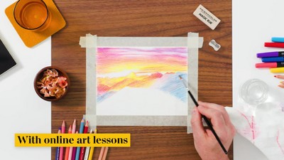 Prismacolor Technique LEVEL 2 Color & Style 27 PC SET +ONLINE LESSONS  Nature New