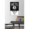 Trends International NBA Brooklyn Nets - Logo 21 Unframed Wall Poster Prints - 2 of 4