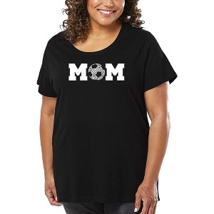 LA Pop Art Soccer Mom - Women's Word Art T-Shirt - 1 of 4