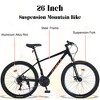 VASIP 26-inch Blue Mountain Bike for Men & Women, 24-Speed, Suspension Fork, Kenda Tires - 3 of 4