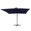 Sonkuki 8.2x8.2 FT Outdoor Hanging Umbrella Patio Offset W/t Cross Fade-resistant - 2 of 4