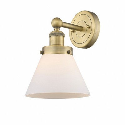 Cone - 1 Light Wall Sconce In Industrial Style-11.5 Inches Tall and 7.75 Inches Wide