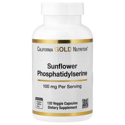 Lake Avenue Nutrition Sunflower Phosphatidylserine, 100 mg, 120 Veggie Capsules