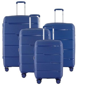 IZOD Dawn 4-Piece Polycarbonate Expandable Luggage Set with 360° Dual Spinning Wheels & Combo Lock - 32", 28", 24", 20 - 1 of 4