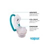 Vapur Anti-Bottle Collapsible Wide Mouth Water Bottle 34 oz. Malibu Teal (30056) - 2 of 4
