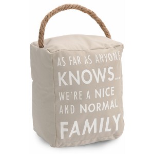 Pavilion Gift Company - Normal Family - 5" x 6" Door Stopper - Door Stops - 1 of 4