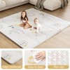 Fodoss Baby Playpen with Mat ，59 x59 In Playpen for Babies and Toddlers, Indoor & Outdoor Activity Center, Safety Baby Fence - 3 of 4