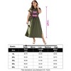 Plus Size Shirt Dress Women Summer Short Sleeve Maxi Dress with Belt Side Slit - 4 of 4