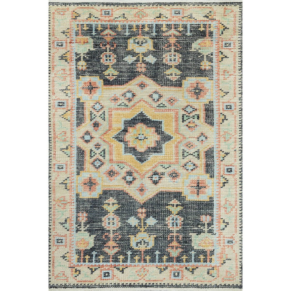 Photos - Area Rug Momeni 2'x3' Ophelia Medallion Handknotted Accent Rug Brown 