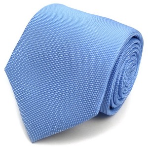 Boy's Solid Color Microfiber Poly Woven 2.5 Inch Wide And 49 Inch Long Necktie - 1 of 4