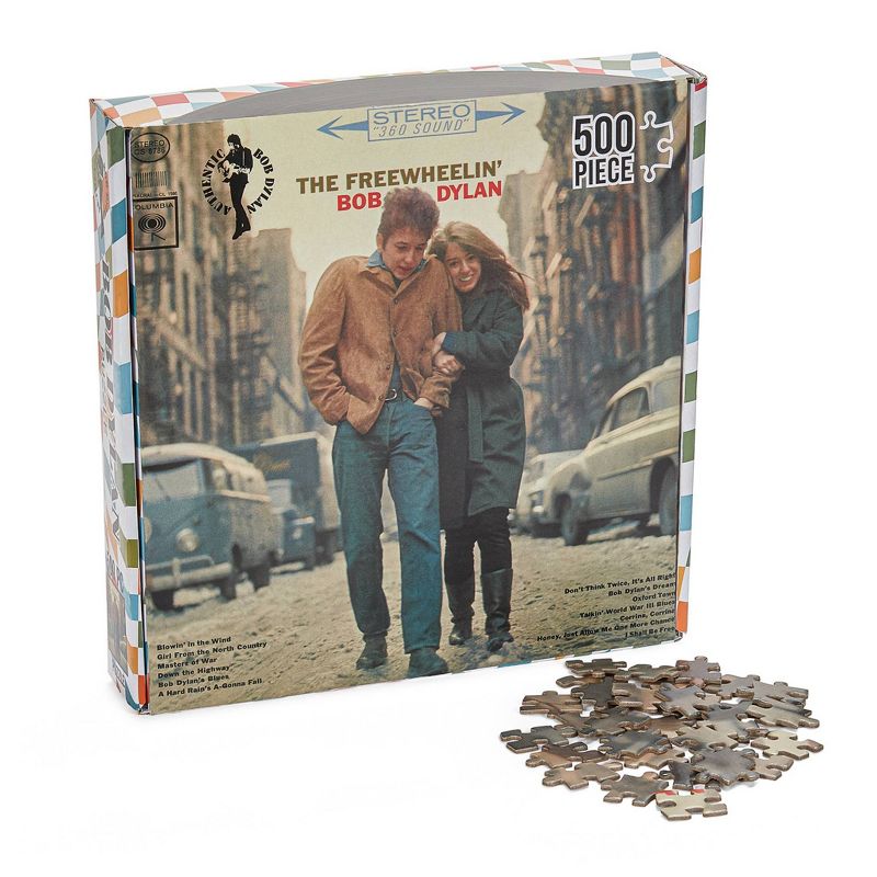 de.bored Album Cover: Bob Dylan Freewheelin Jigsaw Puzzle - 500pc, 1 of 5