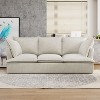 NicBex Couches for Living Room 94 Inch Sectional Sofa Chenille Deep Seat Sofa Chenille Fabric Upholstered 4-Seater Sofa Couch for Bedroom, Blue - 4 of 4