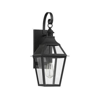 Jackson Black and Gold 22.4" Outdoor Wall Lantern