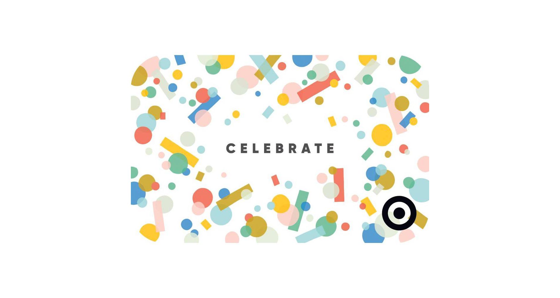Celebrate Confetti Target GiftCard