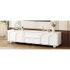NicBex TV Stand with Arched Doors and 2 Drawers for TVs up to 75" Minimalist Entertainment Center with Rebound Device for Living Room, Bedroom - 2 of 4