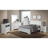 Passion Furniture Louis Philippe Full Panel Bed - 3 of 4