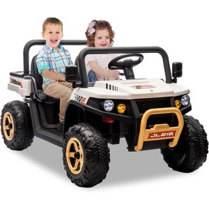 24V Ride On Dump Truck, 2 Seater Electric Ride On Car Toy for Kids - 1 of 4