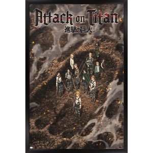 Trends International Attack on Titan: The Final Season - Part 3 Teaser Framed Wall Poster Prints - 1 of 4