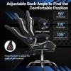 Bosmiller Gaming Chair with Massage Lumbar Support Ergonomic Video Game Chair, Adjustable Headrest & Footrest - 4 of 4