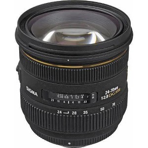 Sigma 24-70mm f/2.8 IF EX DG HSM Autofocus Lens for Nikon AF - 1 of 4