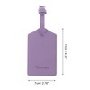 Unique Bargains Solid Color Luggage Tag 1 Pc - 2 of 4