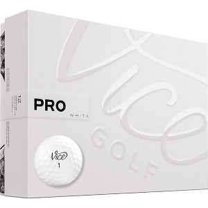 Vice Pro Golf Balls - White: Premium Polyurethane Shell & Rubber Core - 1 of 4