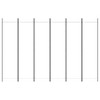 vidaXL 6-Panel Room Divider, 118.1"x78.7", Versatile White Fabric Screen Partition, Easy Assembly Required, Foldable Design for Space Saving - 3 of 4
