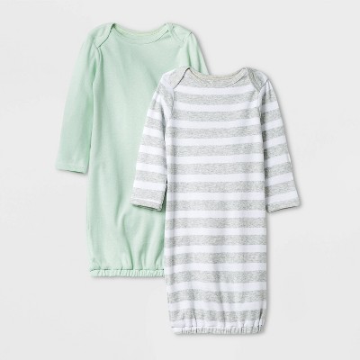 Baby Boys' 2pk NightGown - Cloud Island™ Mint Newborn