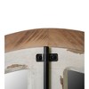 Dexmalle 27.5" x 3" x 48" Classic Arch Wood Wall Mirror - 4 of 4