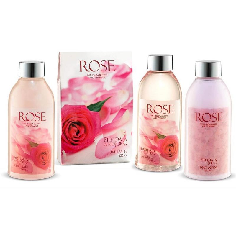 Freida & Joe  Rose Fragrance Spa Collection in Heart Shape Basket Bath & Body Gift Set Luxury Body Care Mothers Day Gifts for Mom, 2 of 7
