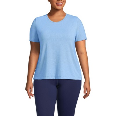 Lands' End Women's Power Performance Short Sleeve Crew Neck Tee