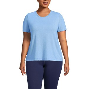 Lands' End Women's Power Performance Short Sleeve Crew Neck Tee - 1 of 4