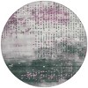 Blush And Emerald Geometric Washable Indoor Outdoor Area Rug - 4 of 4